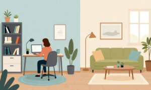 Cara-Menciptakan-Batas-Jelas-Antara-Ruang-Pribadi-Dan-Ruang-Kerja-Di-Rumah